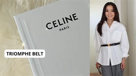 Celine Teen Triomphe Belt Review, Try.